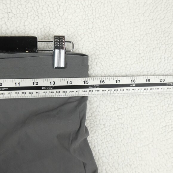 Nike Pants Womens Large Gray Dri Fit Tight Fit Capris Compression Draw String - Picture 7 of 10